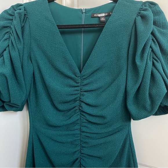 Black Halo Remus Dress in Green Size 0 - Picture 4 of 7